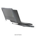 DualShock Laptop Case for Dell 3120/3110/3100 Clamshell & 2-in-1 Chromebook - Gray/Clear