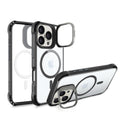 iPhone 16 Pro Max Clear Kickstand Case - Anti-Slip, Rugged, MagSafe | Venture Series