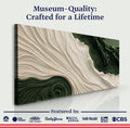 Green Rivers Abstract Wall Art XI