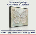 White Butterfly Wall Art