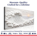 Ocean Waves Abstract Wall Art