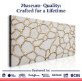 Golden Neurons Wall Art