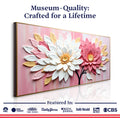 Blushing Blooms Pink Wall Art