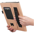 Venture Series Carbon Fiber Pattern Folio Case - Microsoft Surface Go 4 and Go 3