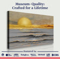 Golden Horizon Calm Wall Art