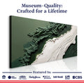 Green Rivers Abstract Wall Art VI