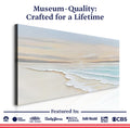 Serene Ocean Wave Coastal Wall Art IV