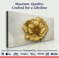 Golden Dandelion Minimalist Abstract Wall Art VI