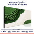 Green Rivers Abstract Wall Art IX