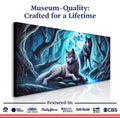 3D Wolves Wall Art