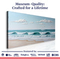 Serene Ocean Wave Coastal Wall Art XI