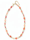 Inc Gold-Tone Stone & Bead Strand Necklace, 35-1/2+ 3 Extender