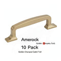 Amerock Westerly 3 in (76 mm) Golden Champagne Cabinet Pull, 10 Pack