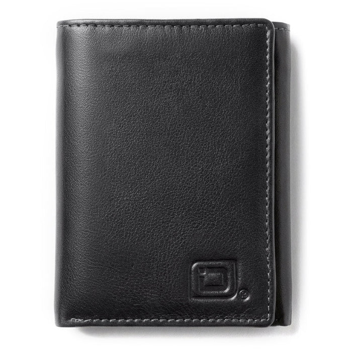 Mens RFID Wallet - Extra Capacity Leather Trifold 7 slot with ID Window