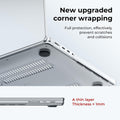 Crystal Hard Shell Case for MacBook Pro 13 Inch A3404 Clear