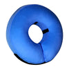 Tonqixope Inflatable Dog Cone Collar Soft Protective Donut Collar Blue XL