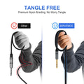 TRS Stereo Cable 2 Pack 10FT — Balanced Noise-Free Audio Cable for Guitar, Mixer