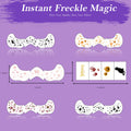 Diesetsr Face Glitter Freckles Temporary Tattoos Stickers Black 30 PCS