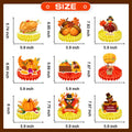 Qpout 9-Piece Thanksgiving Fall Party Table Centerpiece Decorations