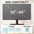 Universal Swivel TV Stand Table Top 32-65 inch TV Height Adjustable Heavy Duty