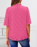 BETTE BOUTIK Womens Flowy Summer Tunic Top Bright Pink Size XL