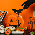 LemonRoad Halloween Ceramic Pumpkin Candy Dishes 7.87'' Orange 4 Pcs