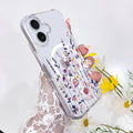 iPhone 16 Case [Compatible with Magsafe], Cute Flower Girls Women Clear Case