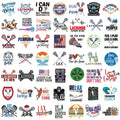 MAXSNOW Lacrosse Stickers Vinyl Decals Waterproof for Water Bottles Laptop Car
