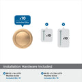 Amerock Champagne Bronze Cabinet Knob 1-3/16in 10 Pack Zinc Hardware