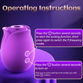 Rose Flower Intimate Personal Massager for Women with Stimulation Features