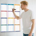 Lbylyhxc 2026 Yearly Wall Calendar Planner X-Large 34.7x22.8 Colorful