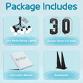 imprsv Marquee Numbers 30th Birthday Light Up Number 30 Black 3ft