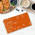 Rvsticty Fall Kitchen Towels Set 2, Floral Orange 18x26'' Thanksgiving Harvest