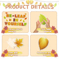 EggSun 112pcs Thanksgiving Fall Bulletin Board Decorations Maple Leaf 14x8in