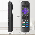 Replacement Remote for Roku TV – Compatible with TCL, Hisense, Onn, Sharp & Phil