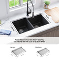 Bellemain Over The Sink Dish Drying Rack - Silicone Dish Drying Mat Gray, Medium