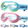 Graynoma Swim Goggles 2 Packs with Earplugs UV Protection Green Pink Size 10-18