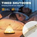 NPJGKY Portable Hanging Tent Night Light Desk Lamp Touch Dimmable Timer White