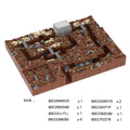 MOOXI WW2 Battlefield Military Block Set Right Corner 200PCS ABS