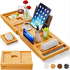 Premium Bathtub Tray Caddy - Expandable Bath Tray - Unique House Warming Gifts