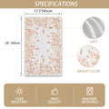 Rvsticty Fall Kitchen Towels Set 2, Floral Orange 18x26'' Thanksgiving Harvest