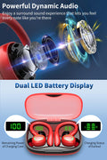 Wireless Earbuds, 60H Playback Bluetooth 5.3 Headphones,Noise Cancelling Wireles