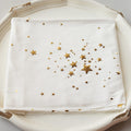 Zeroest Newborn Photography Wraps with Gold Stars Navy Size Crib