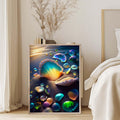GEEHEIY 5D Seashell Diamond Art Kit for Adults, 12x16 Inch, Art Deco Style