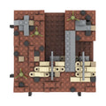 MOOXI WW2 Battlefield Military Block Set Right Corner 200PCS ABS