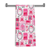 WDSFHYJK Coquette Christmas Santa Kitchen Towels Hot Pink 16x24 Inch