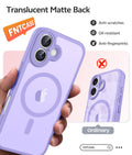 Iphone 17 Case: [ Magsafe] Translucent Matte Cases With [Full Camera Protection]