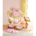 Creative Converting One Little Star-Girl Plastic Table Cover 54x102 Pink Gold