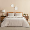 DAPU 100% Linen Duvet Cover Set 3PCs, Pure Natural French Flax Linen King Size