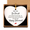 Luptiteuy Ceramic Heart Ornament Retired Gifts for Women Nurse Teacher Xmas
